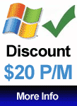 The Discount Plan, 20 emails, 200 meg space, 1000 meg bandiwdth.